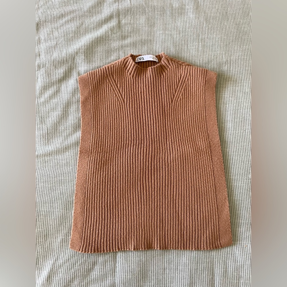 Zara knitted vest